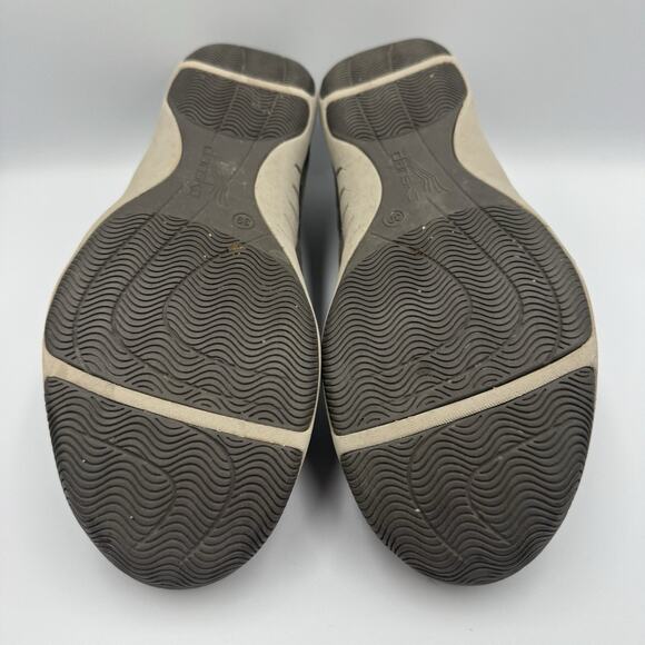 Dansko Shoes Womens 9 Holland‎ Sneaker Gray Leather Drawstring Low - Picture 8 of 8